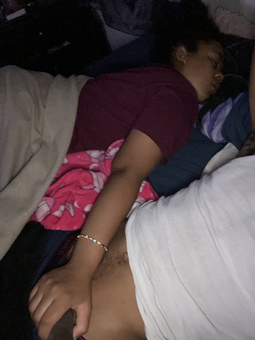 How we wake up she told me she want a long ass bbc in her hand says her big ebony ass needs huge dic