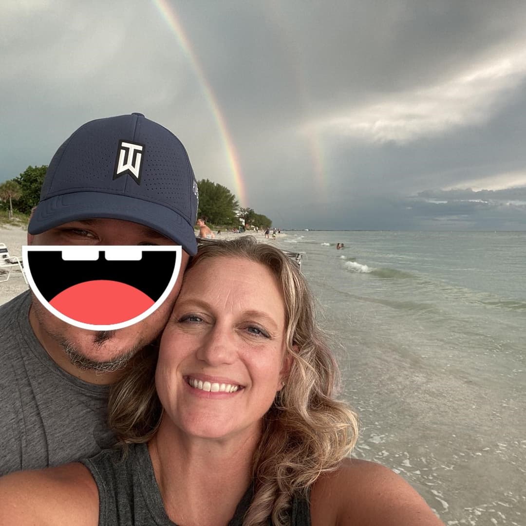 Shelley made sure to raise her shirt up long enough so that G G W could get a picture of her tits