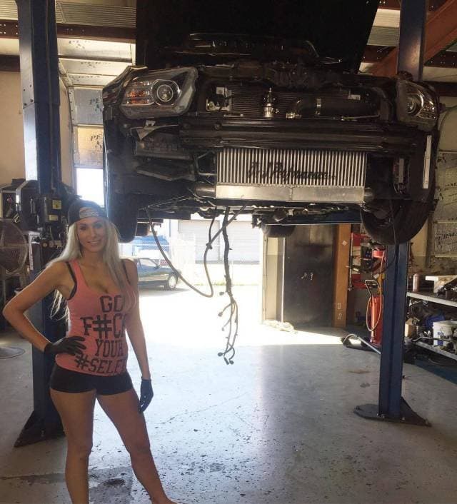 Hottest mechanic on the planet