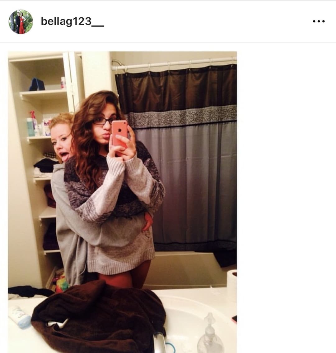 Best friends Jessi and Bella love taking pictures together