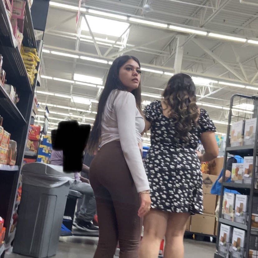 Click to view full size Busted By Fatass Cutie In Leggings