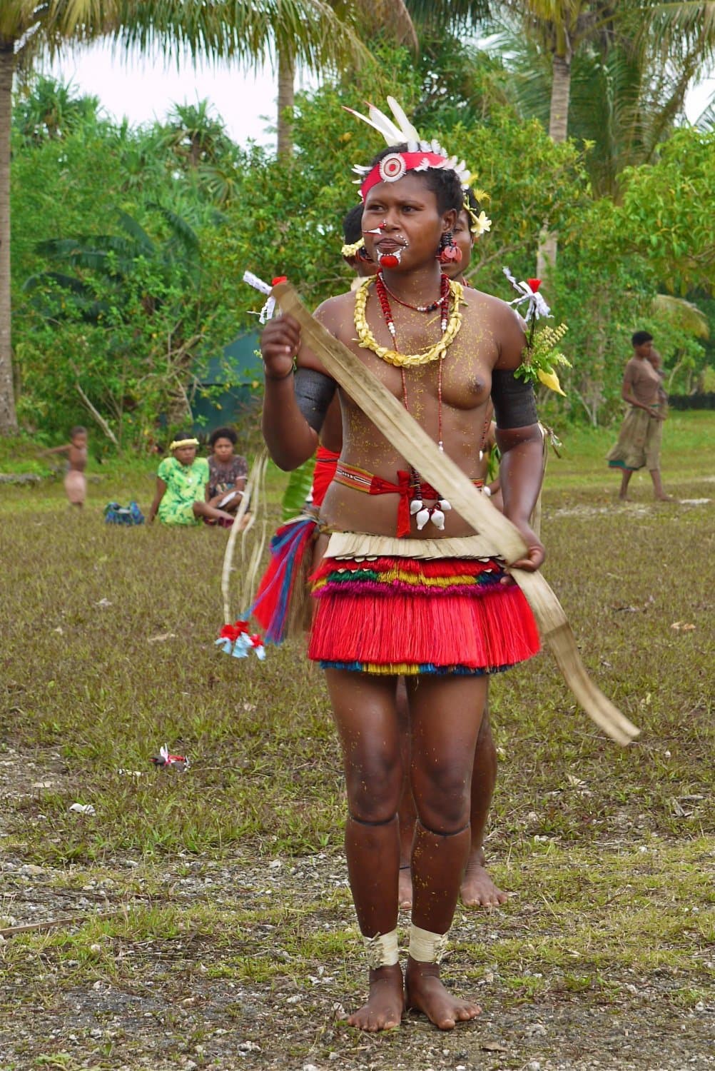 Tribal women celebrate