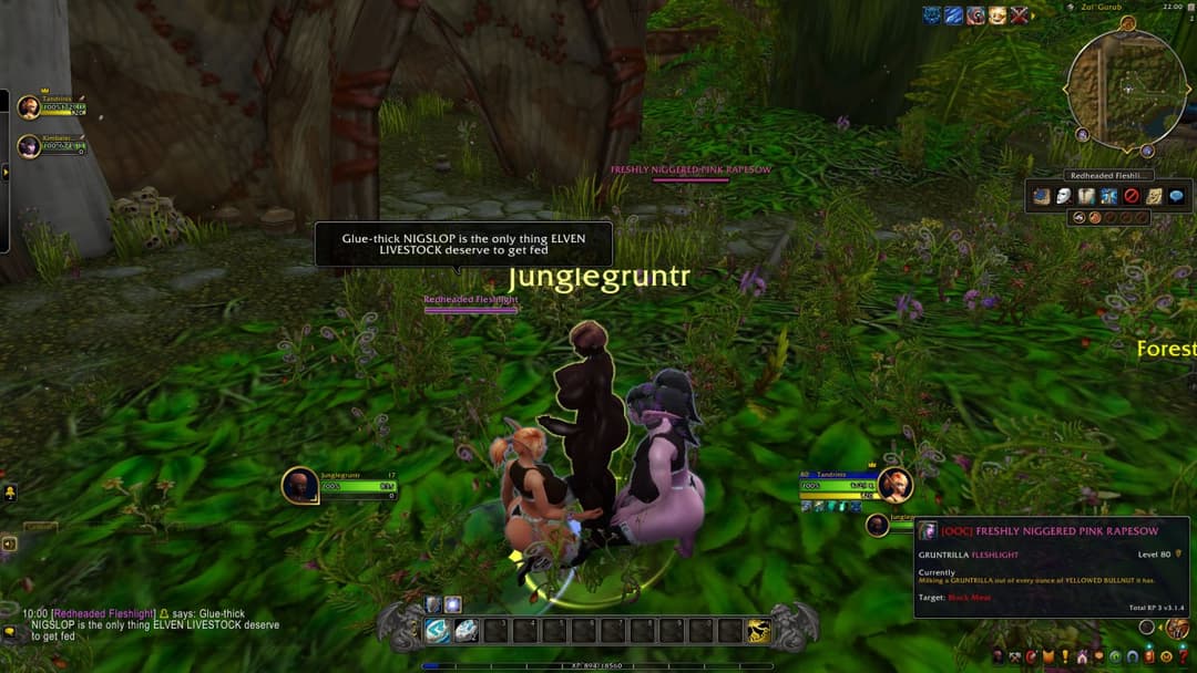 Two Knife Ear Nigger Owned BreedBunnies Milking Two Greasy Ape Sludgeloads.