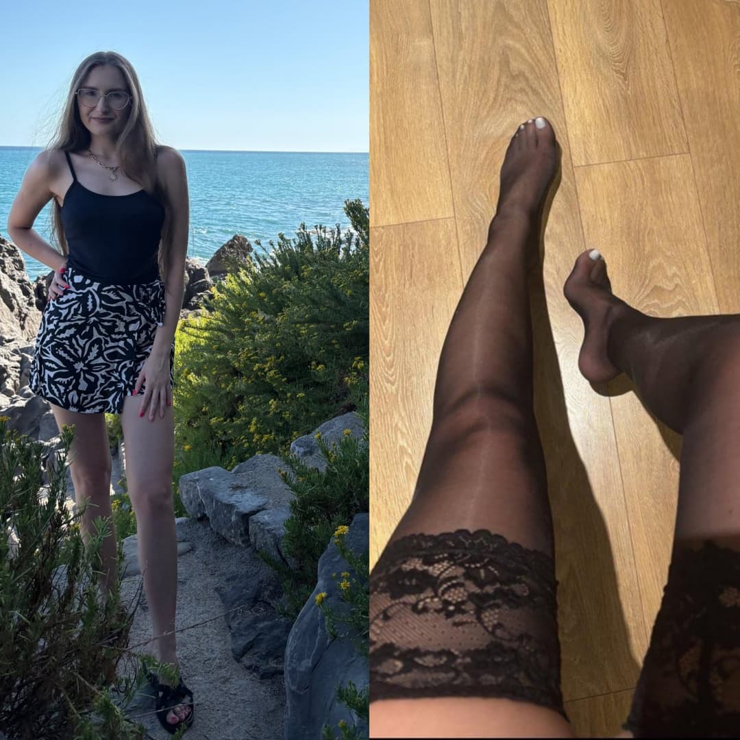 Stockings Hot feet Secretary