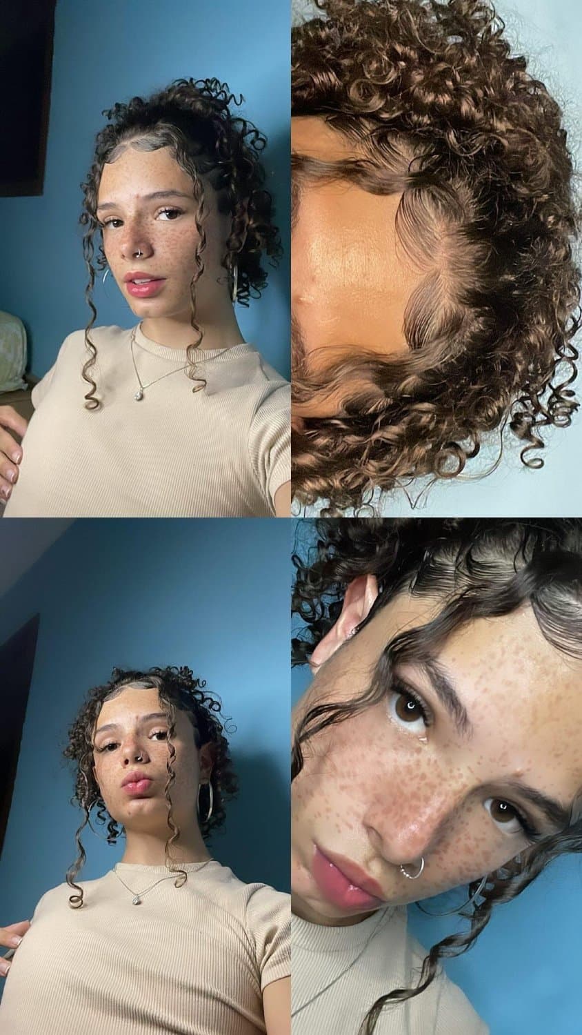 Curly latina shemale with big cock and perfect ass 3