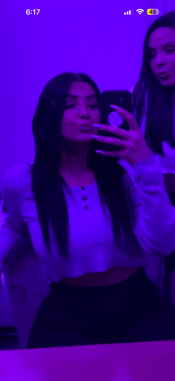 Walked in on this 23yr old hottie on accident holding her big tits together watching dude titty fuck