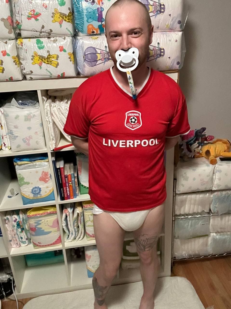 Kevin Flynn diaper boy for @lesles5