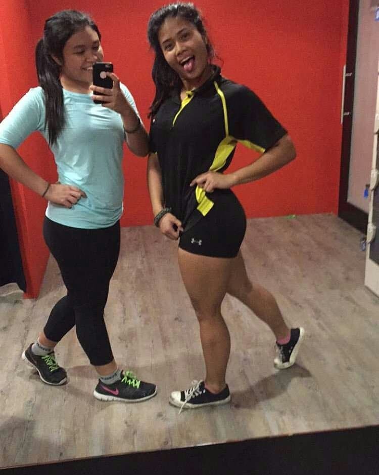 My favourite fitness girl with big thigh but I like her thigh more But she arrogance type