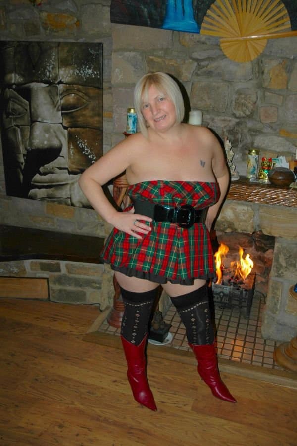 Uk mature blonde corset wife