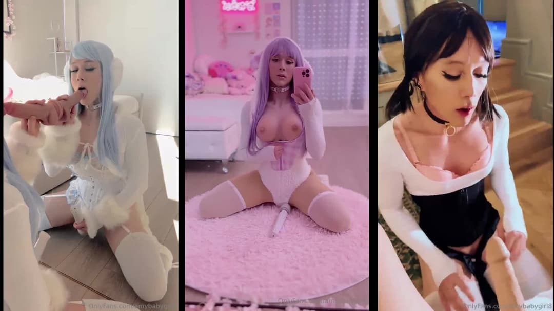Amy Baby Girl Sissy - Slideshow Pics Splitscreen Video
