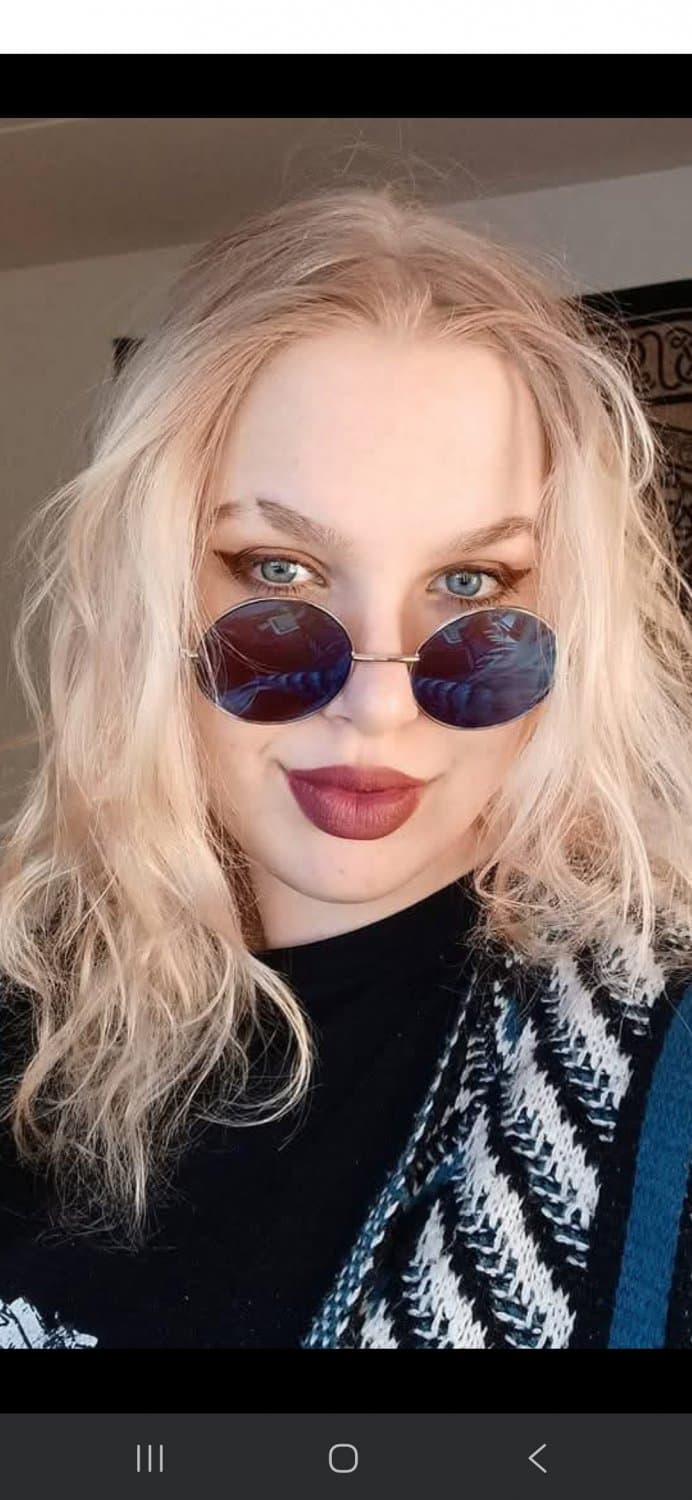 White teen girlfriend