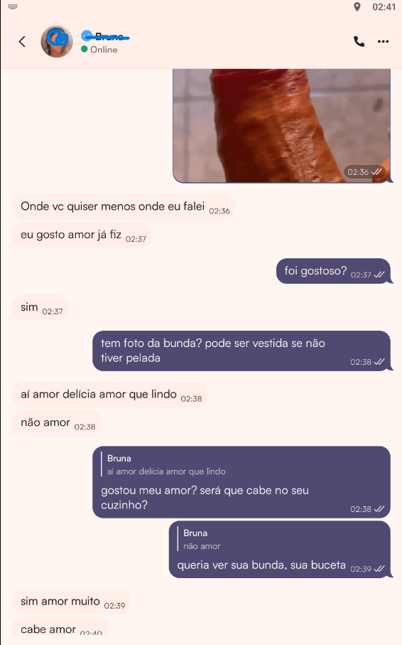 Cadela de aplicativo 30 anos, mandou nude pro chad