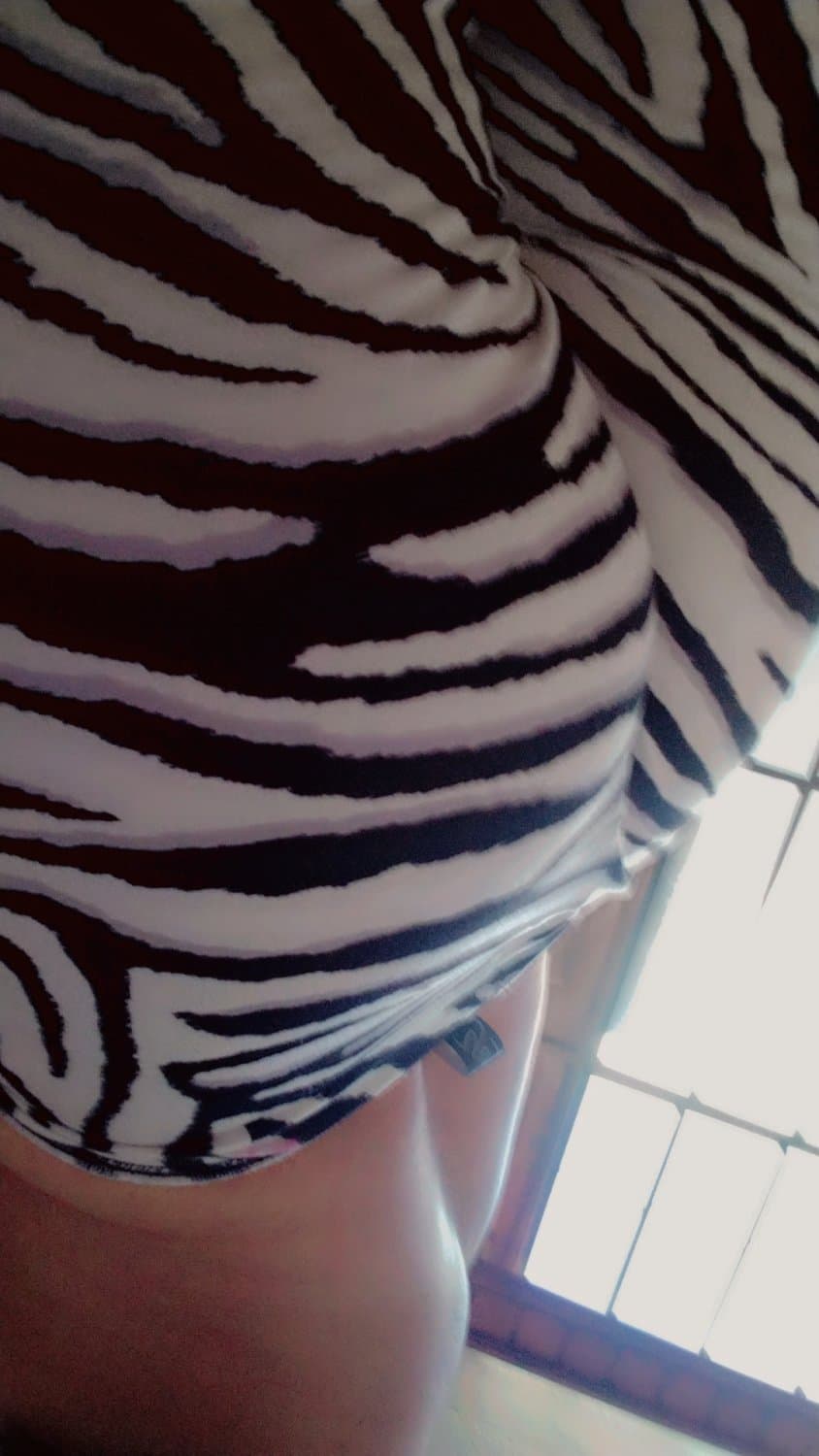 Culo en pijama de cebra