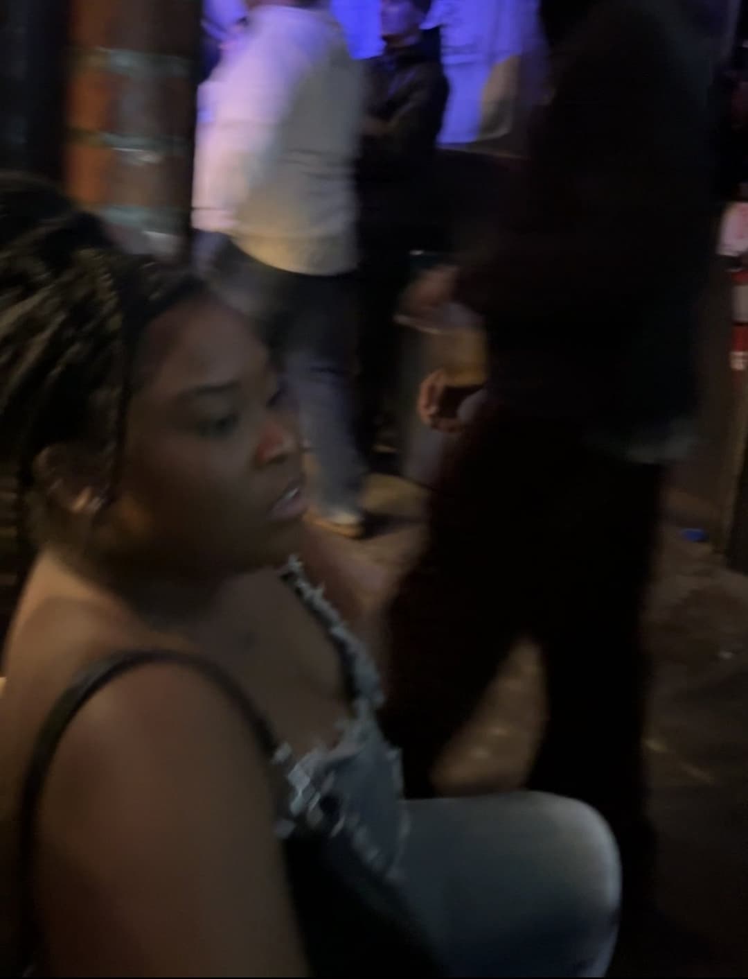 Black girl thong slip