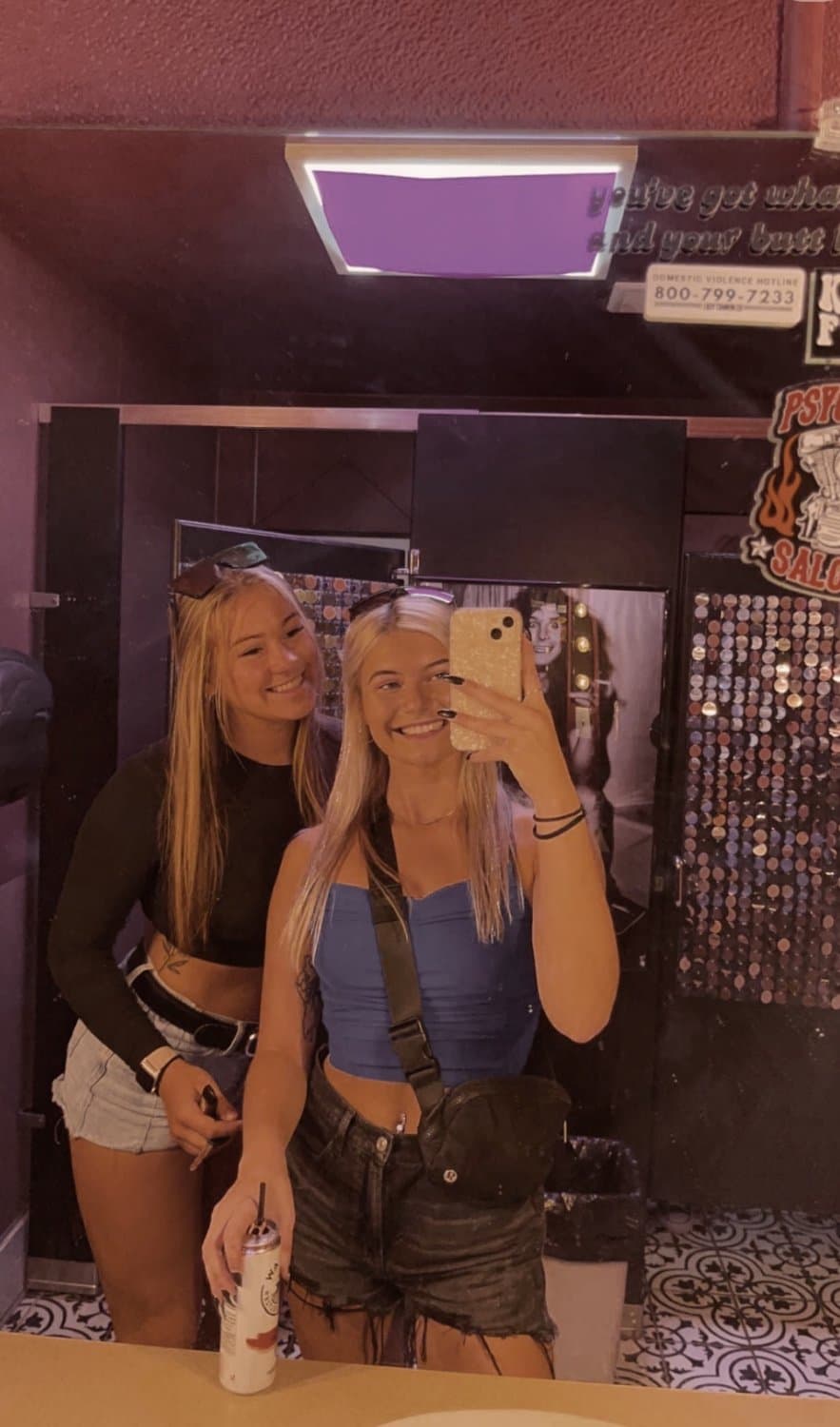 Sad watching the blonde join her friend making out by pulling his cock out in front of me