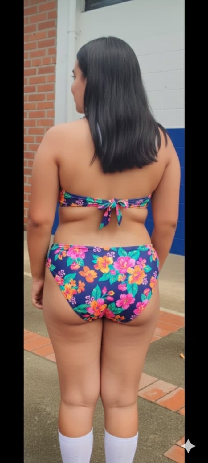 Culo de amigas en bikini por ia creado por ia