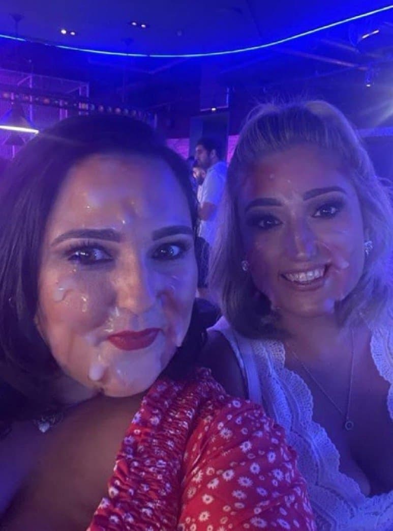 Sisters covered in cum, repost and share these 2 future websluts