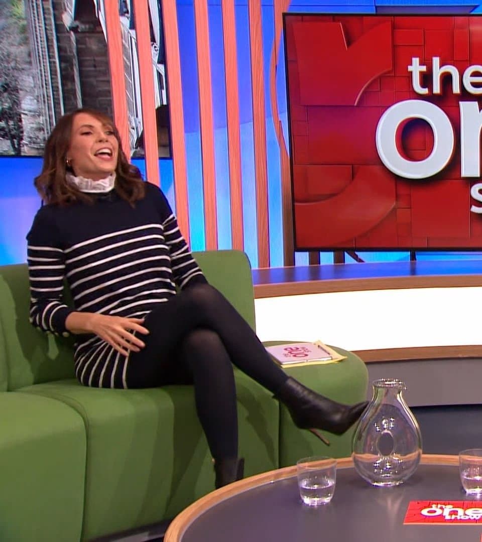 Alex jones in black tights slut