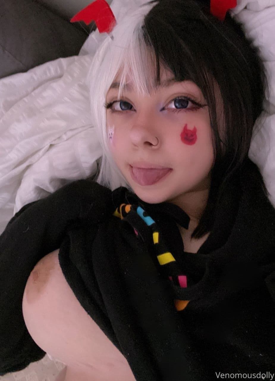 Cosplay big perky and pink tits