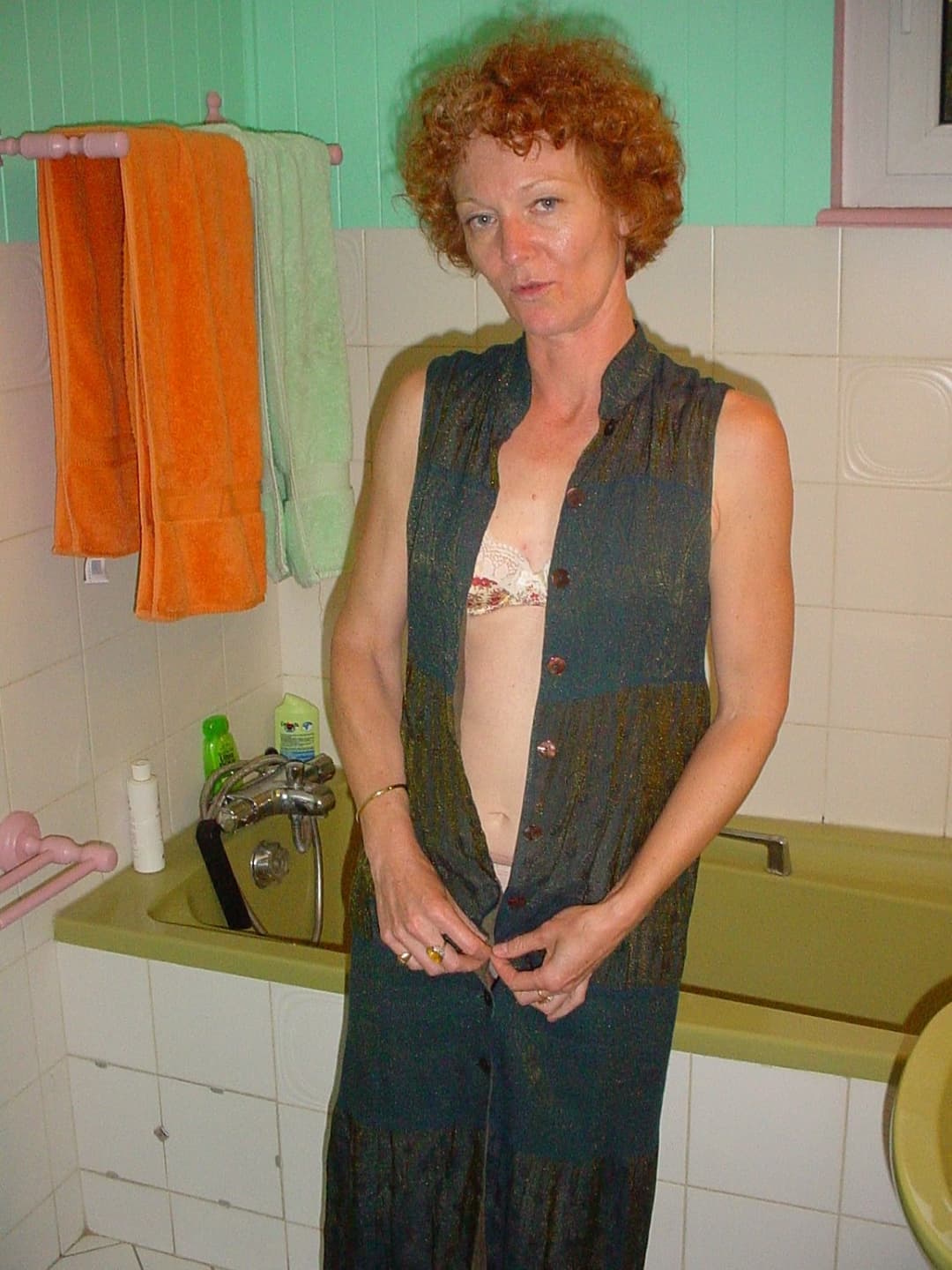 Mature swiss redhead wife shower time