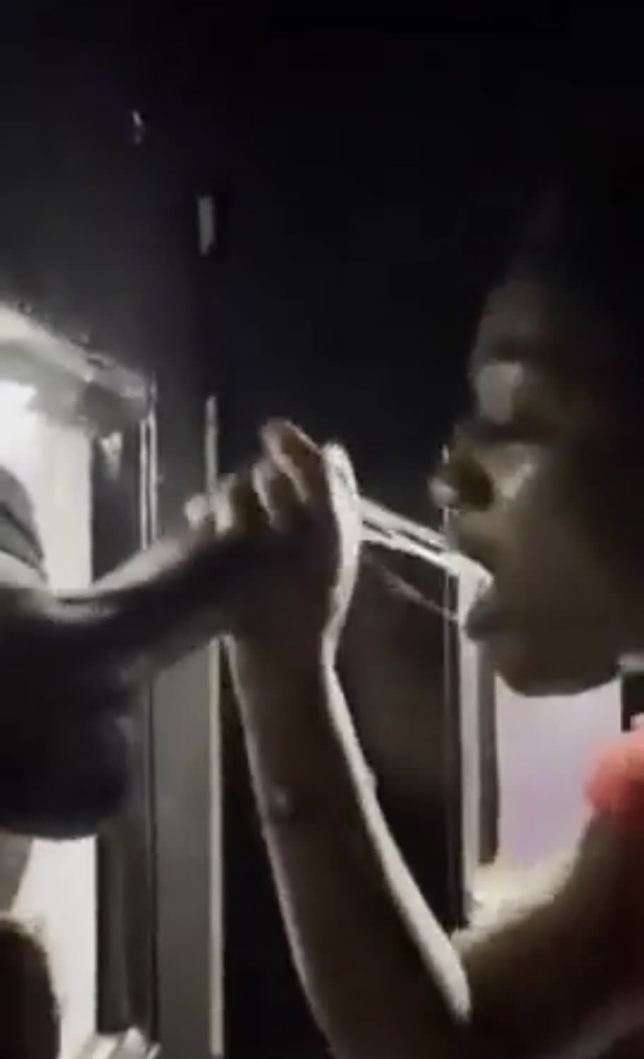 Ebony teen gets taken to Glory Hole for 18th Bday