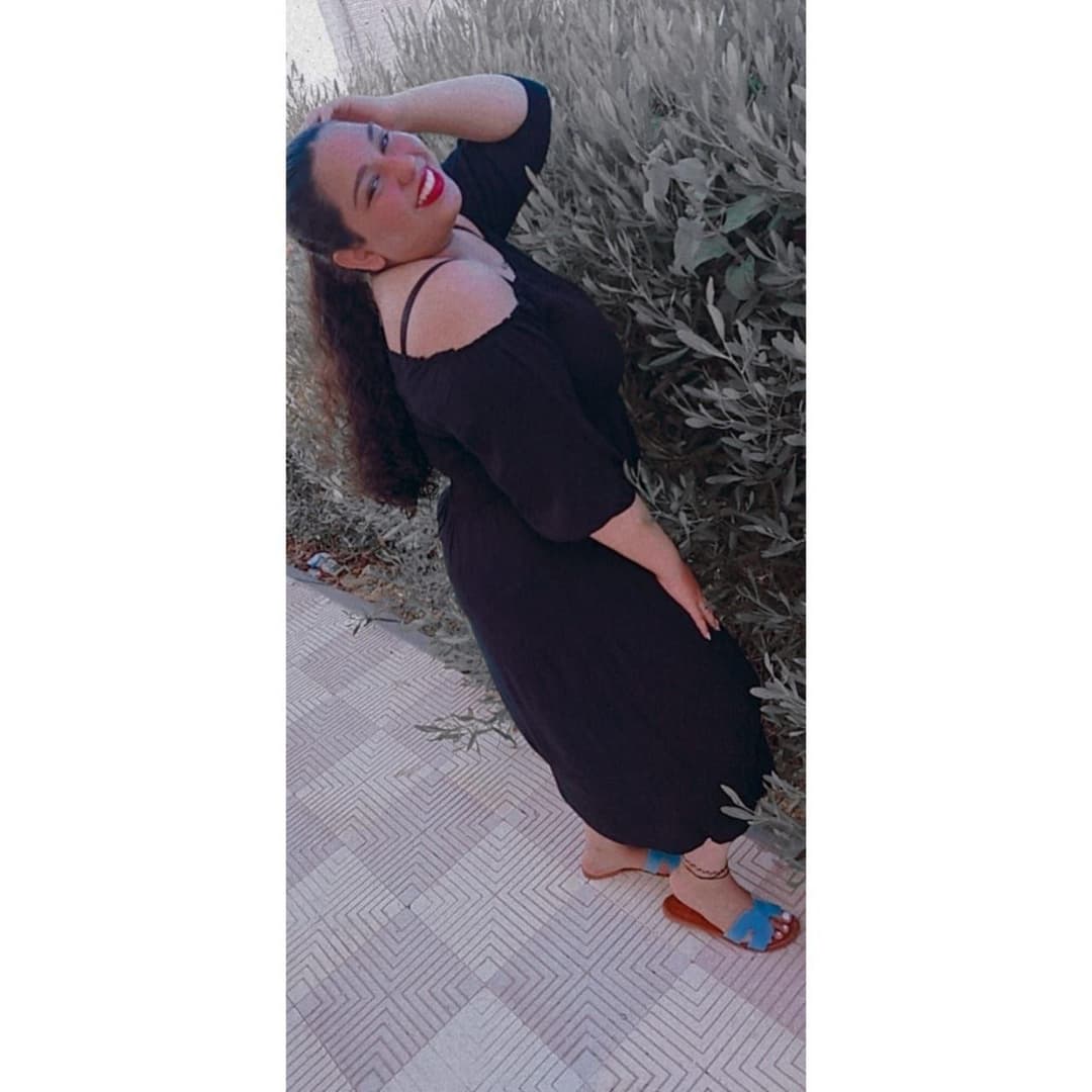 Egyptian veiled woman with soft body