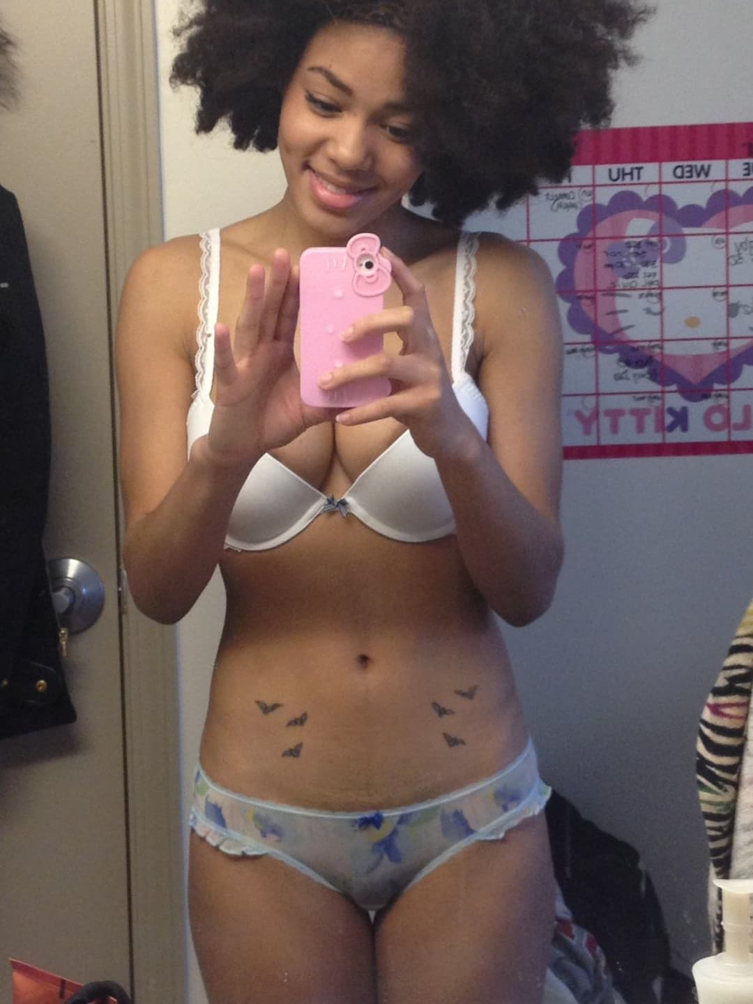 Ebony panty show NN