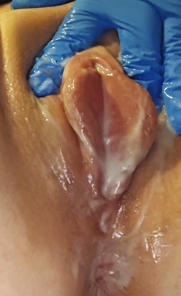 Charlottes swollen pumped pussy. Her KIK: LickMySwollenPus