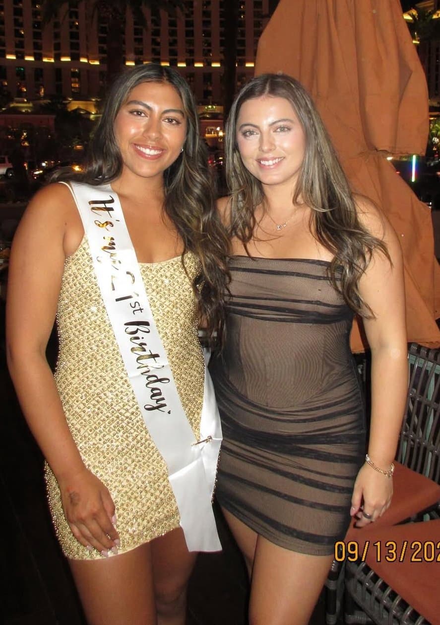 Which sister are you fucking first? Sophia on left or Alexa darker sister on right