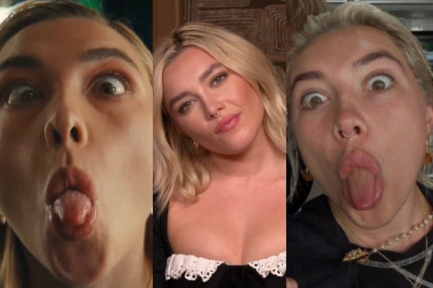 Florence Pugh Face Porn (Split Screen)