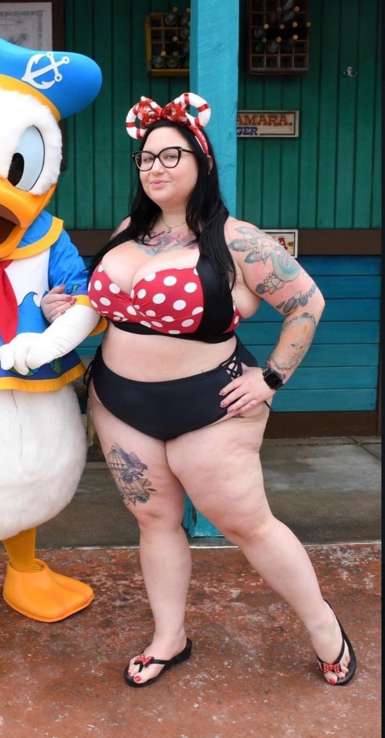 Big tits bbw goth slut Nicole fat chubby cum slut