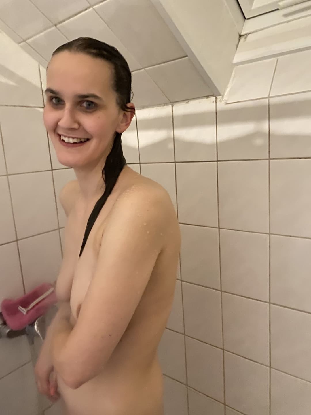 Bilder unter der Dusche.