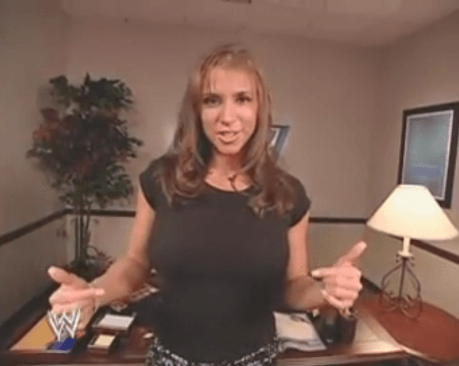 Stephanie kisses Vince