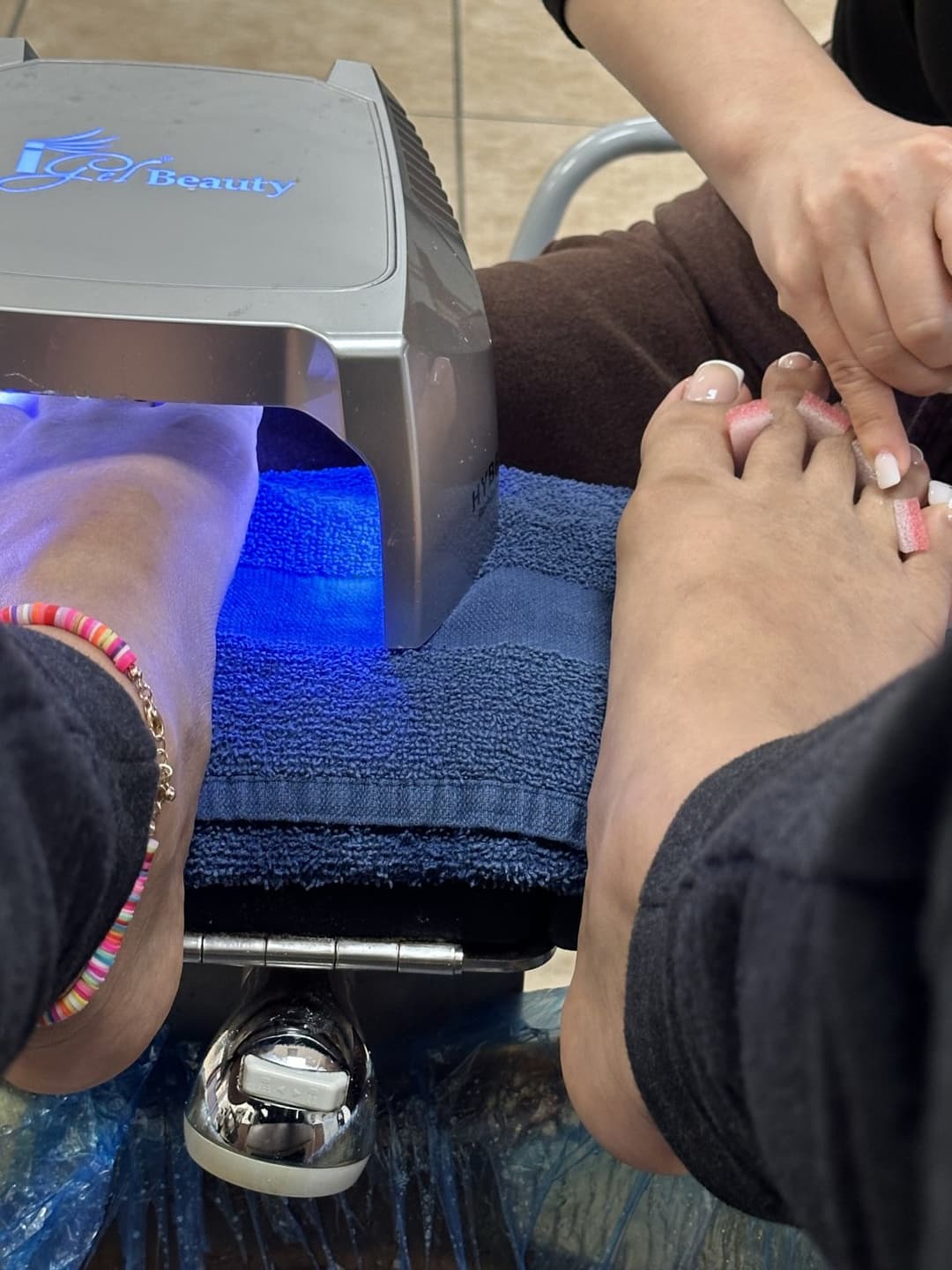 Perfect French Pedicure