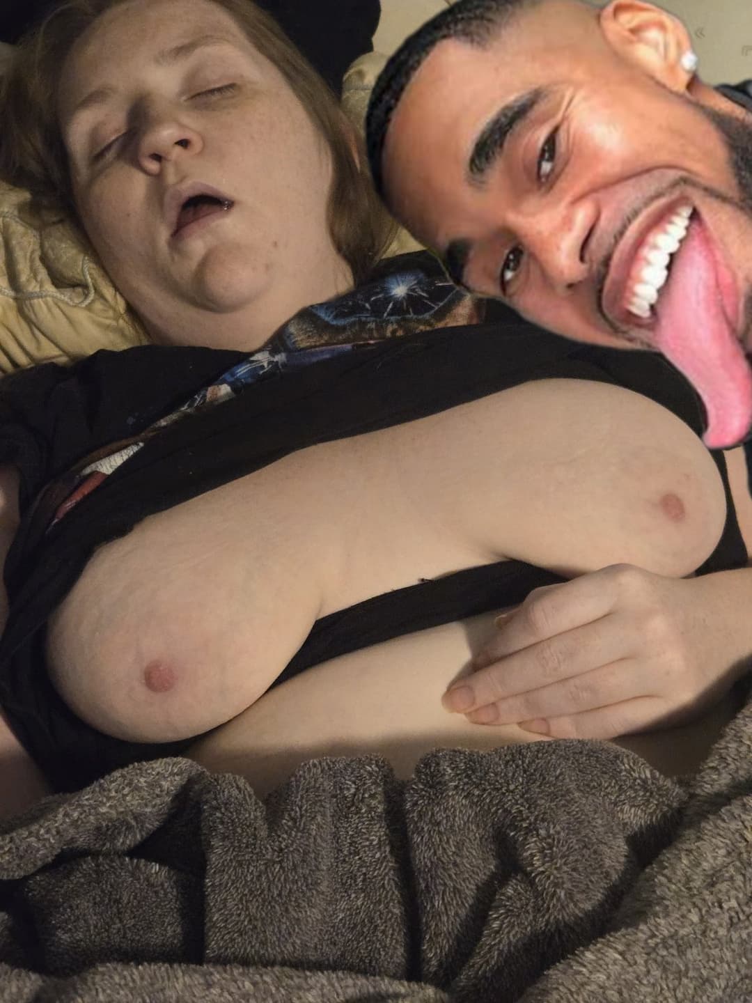 Wife niki loves black nigger thug cock in her pink Irish ginger pussy