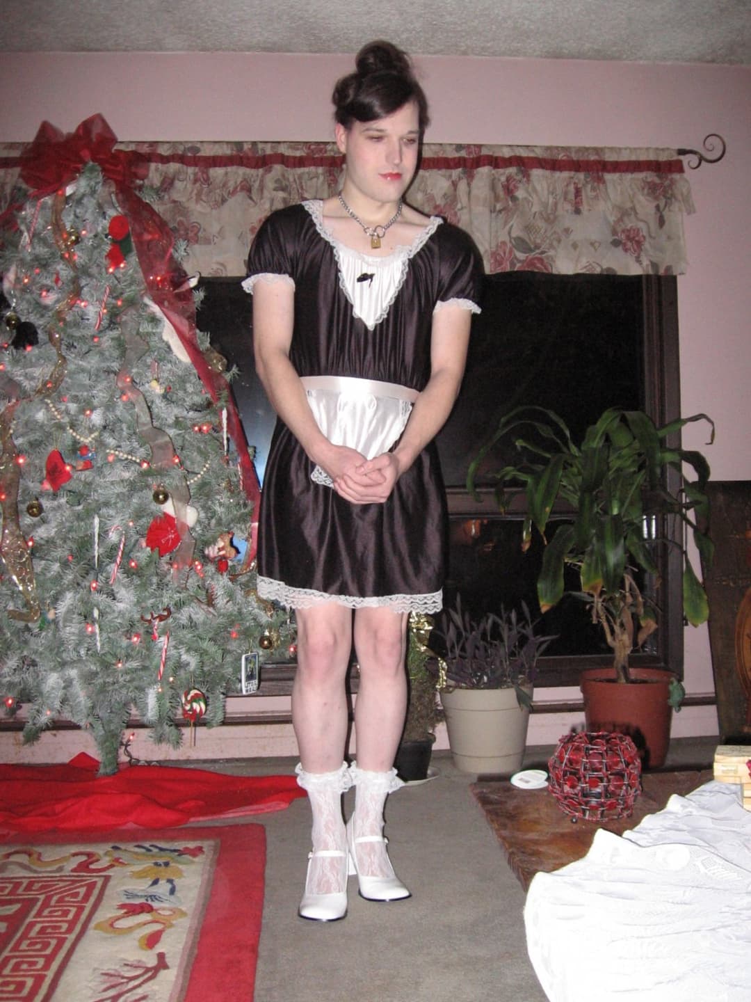 femdom gilf and her sissy xmas