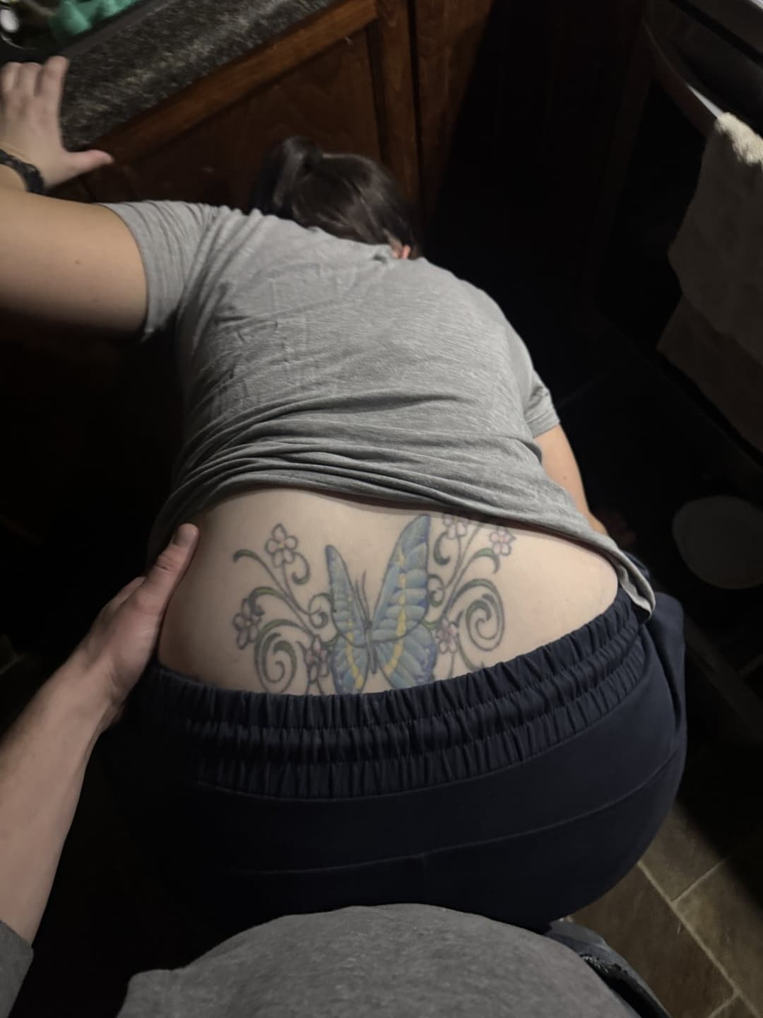 Tonight ! Getting dressed. Ass.