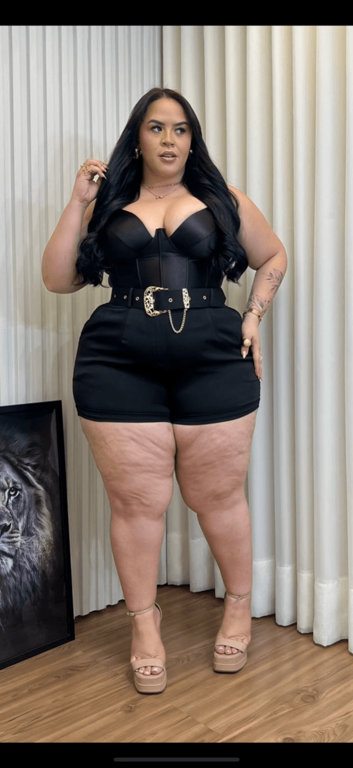 BBW Brazilian Model … Sassa Guedes. Cellulite & Phatness Galore