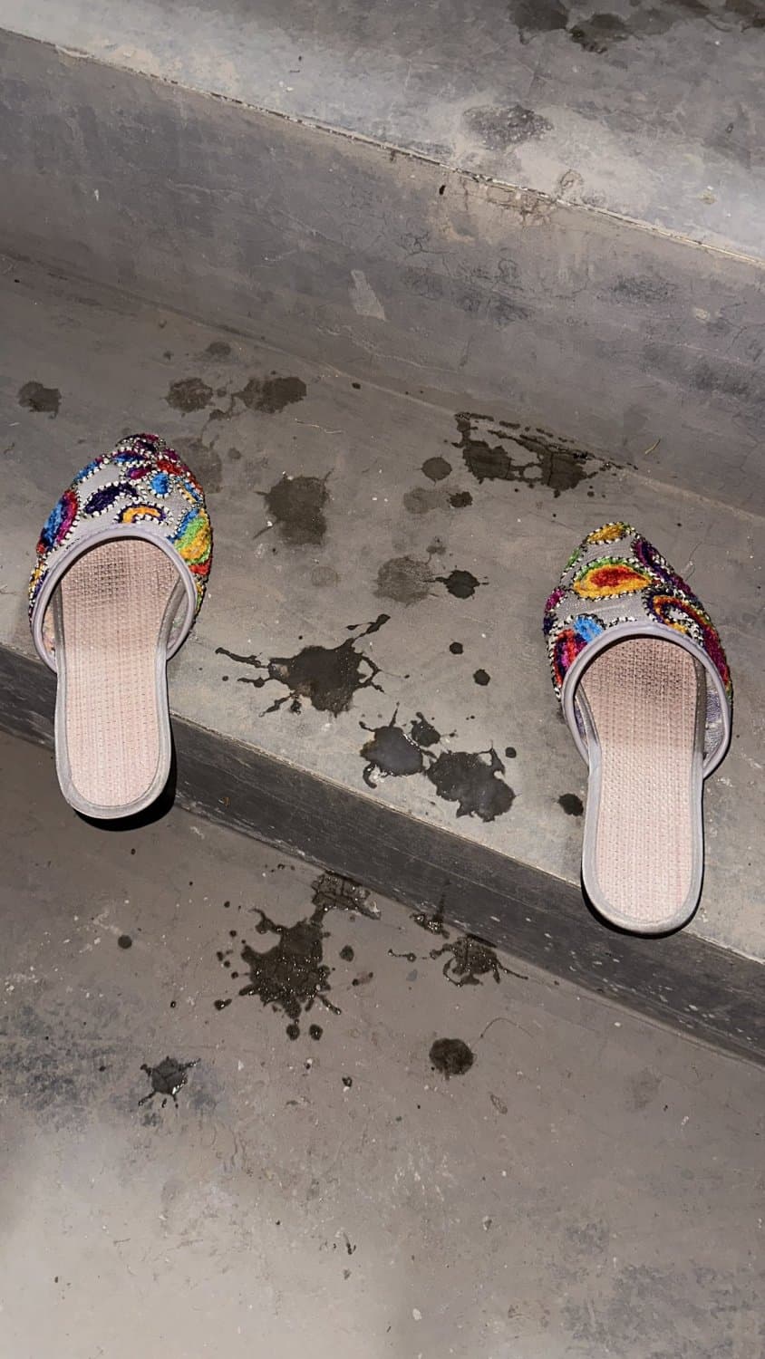 Cock & cum into asian shoes