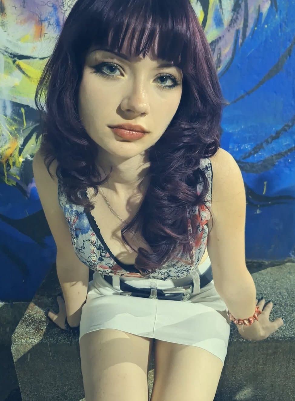 Emo teen with bubble butt