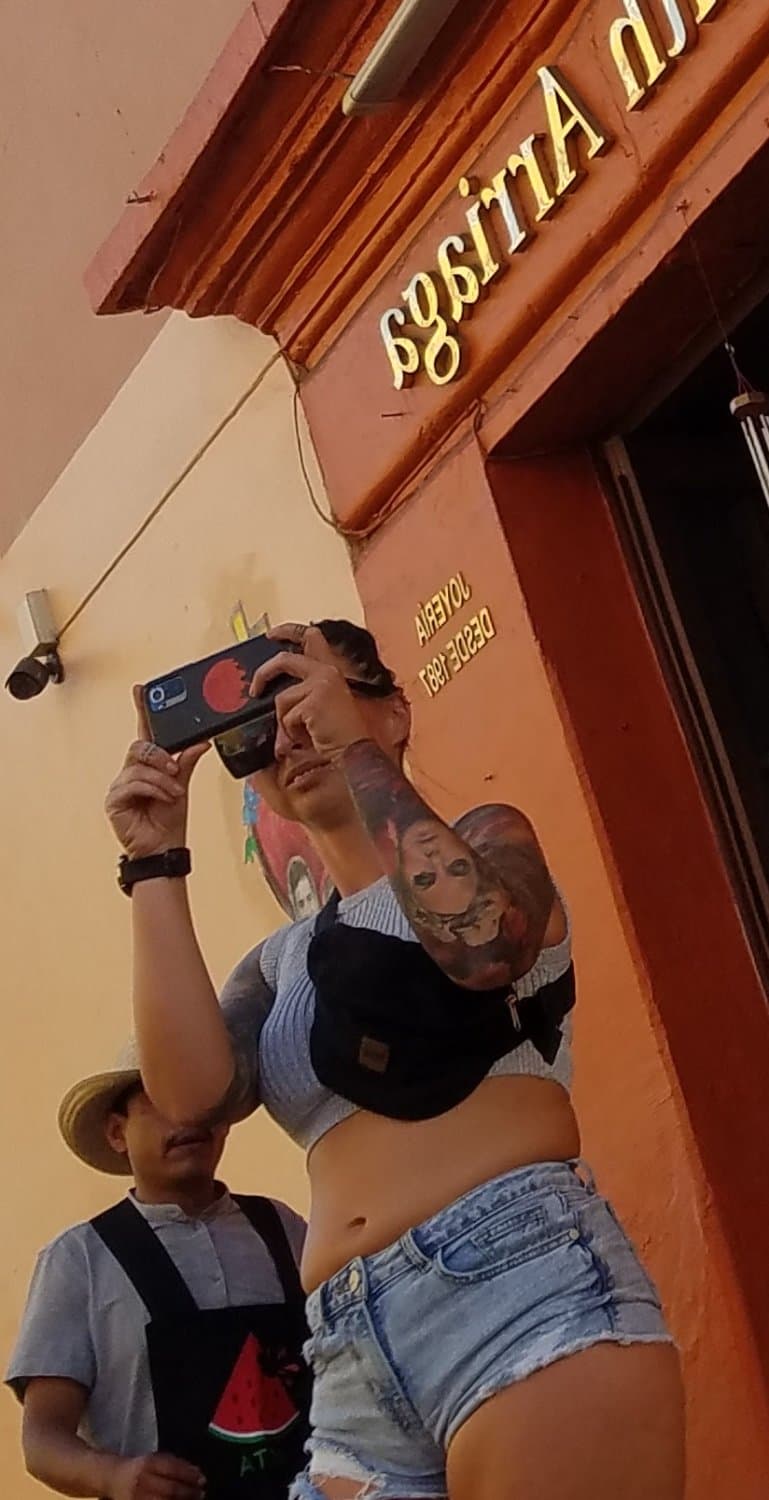 Nice legs and a little peach showing, shorts