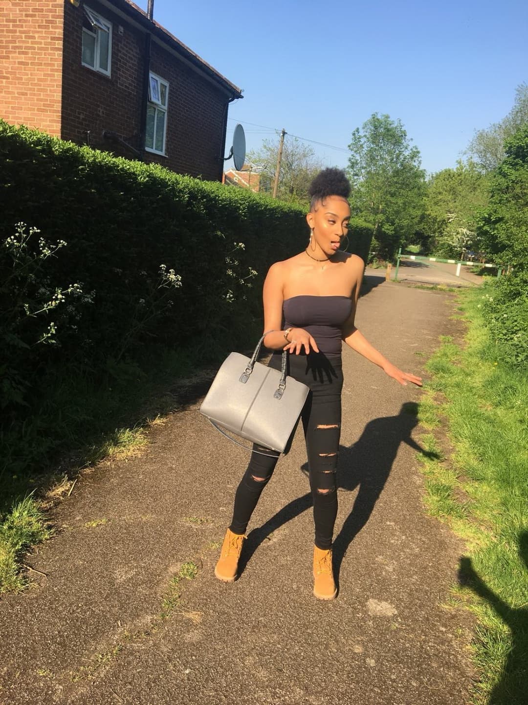 British Ebony Teen Stephanie aka Ebony Beauty Seymone (Rare Collection - Photo Gallery)