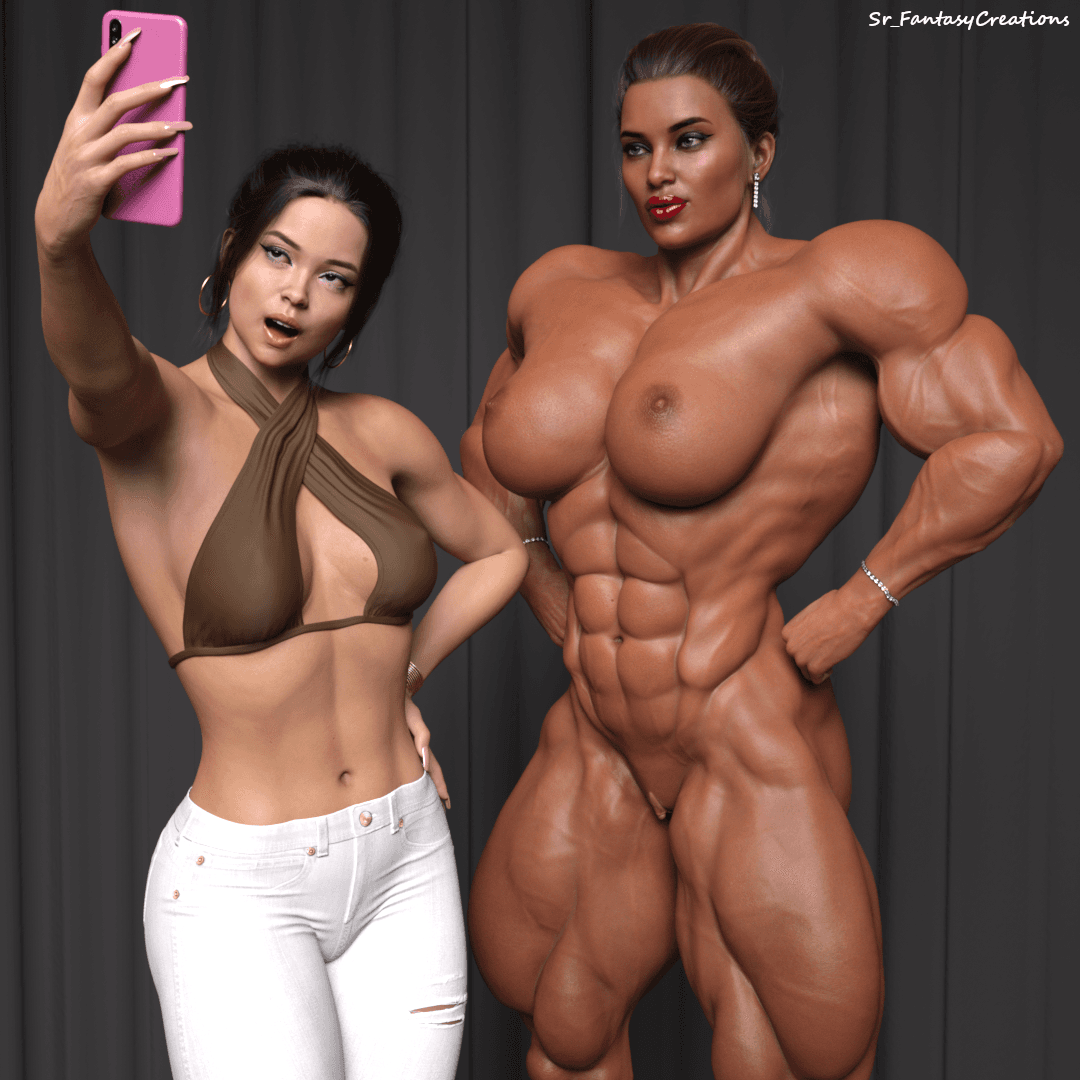 Nude Ms Olympia, mandatory muscle touching & feeling