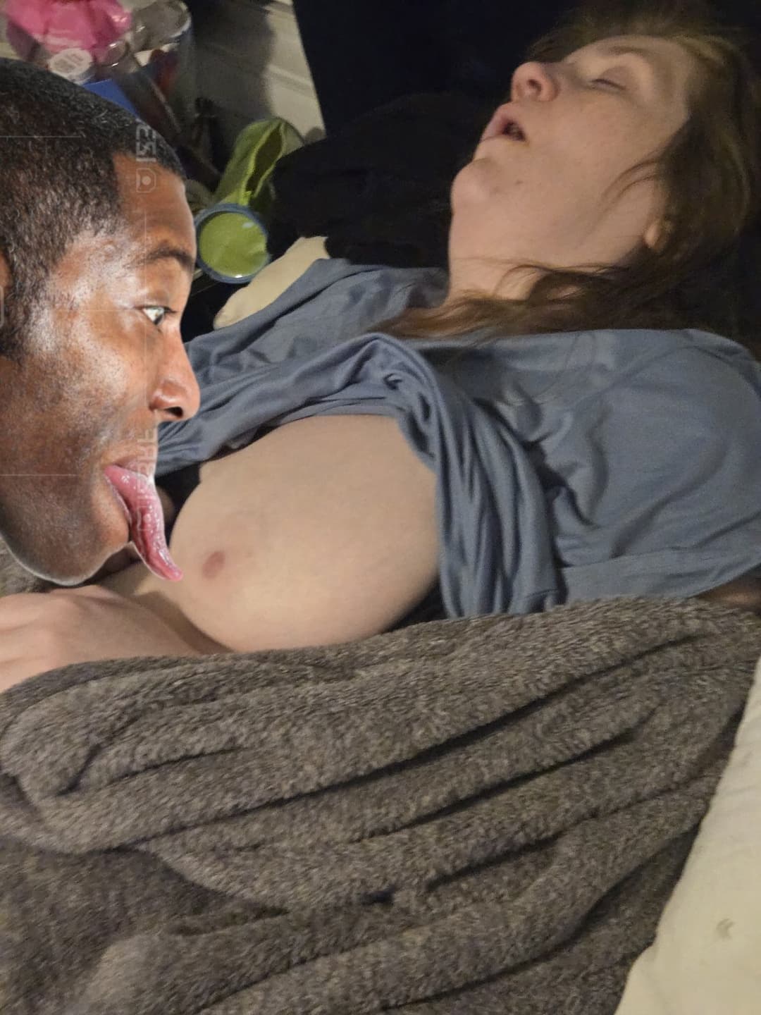 Wife niki loves black nigger thug cock in her pink Irish ginger pussy