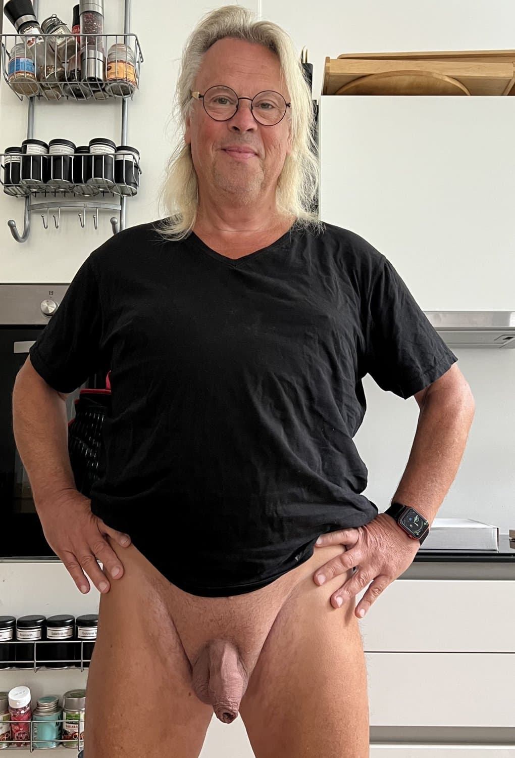 I myself naked indoors and outdoors