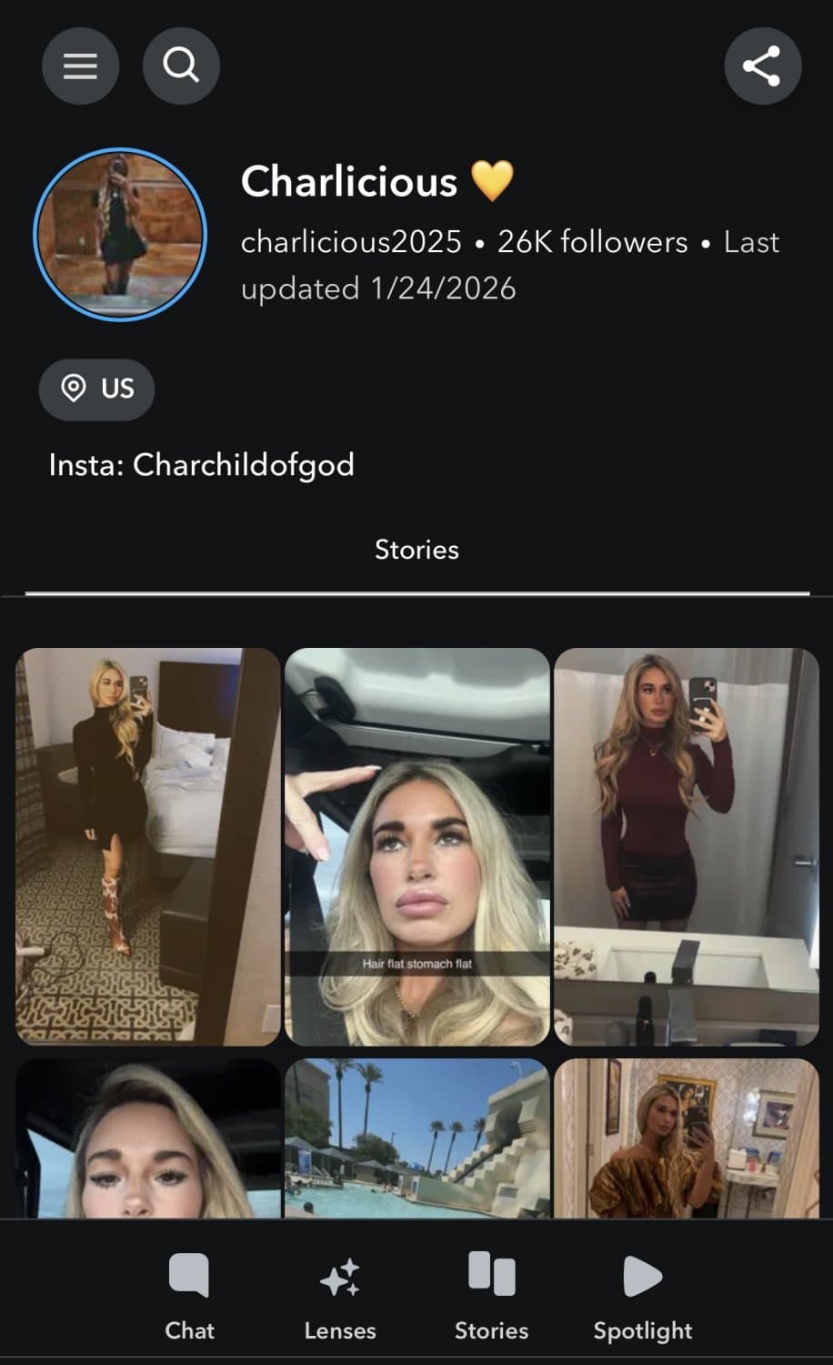 Sexy blonde Snapchat MILF Charley Watson