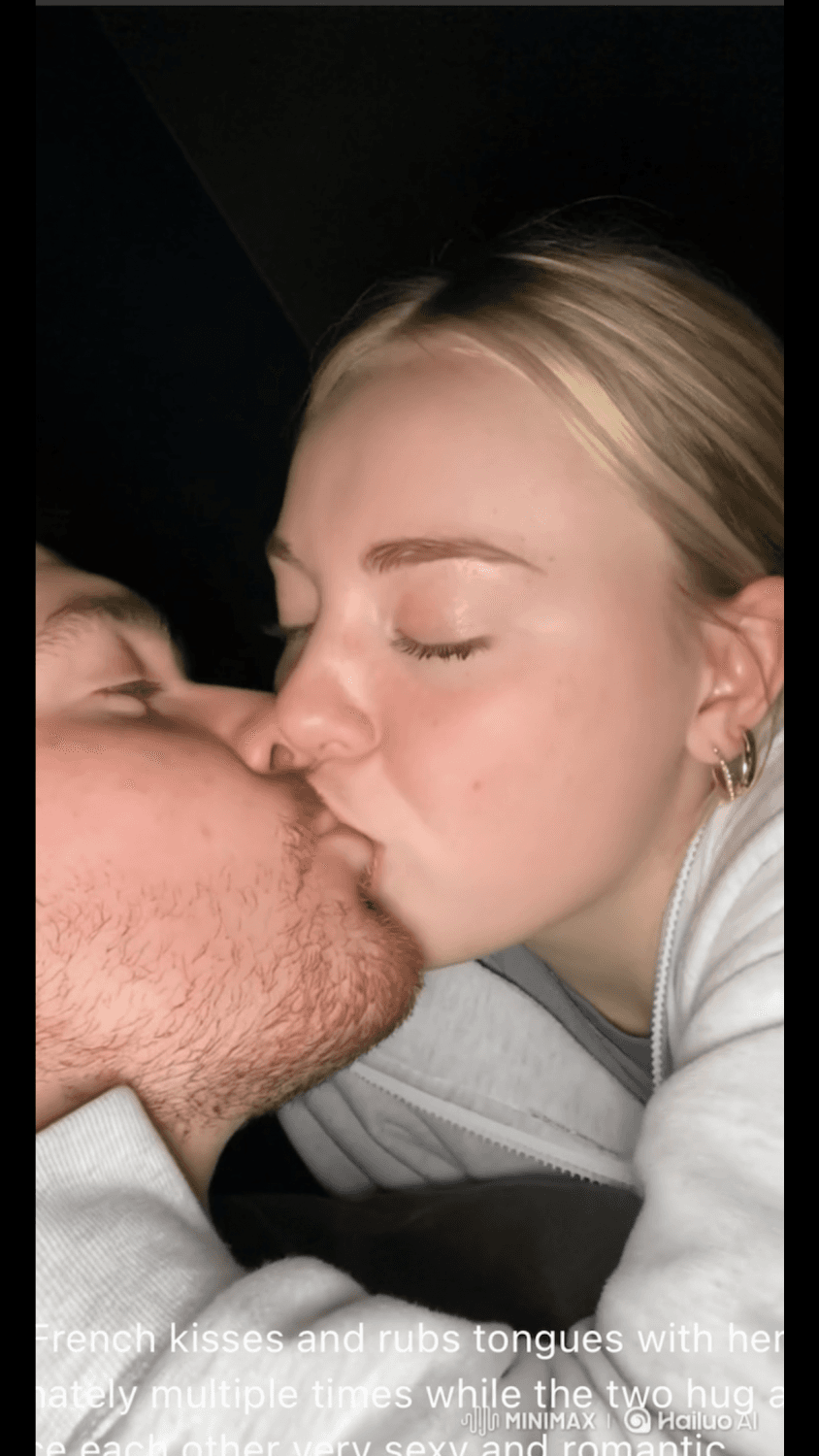 Barely legal 19 yo teen making out sexy as fuck kissing