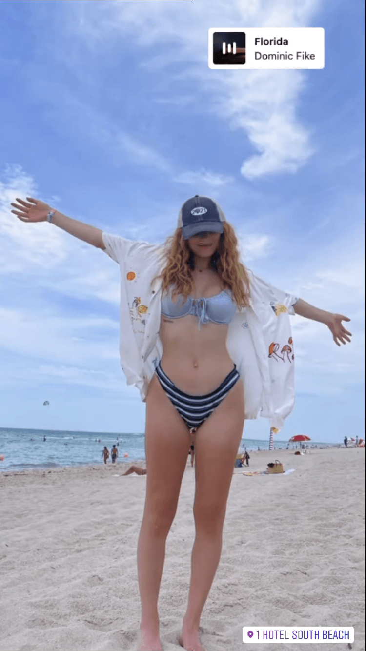 Blonde German slut with black pubes