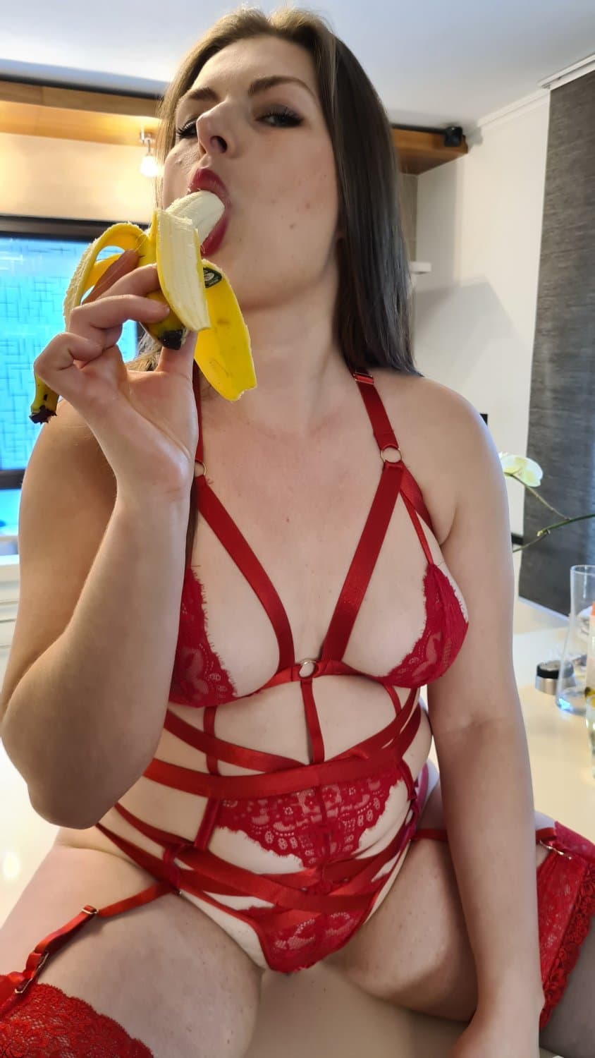 HotWife Whore Martyna L. - Red Lace Lingerie PART 2 - WebSlut from Wroclaw Poland