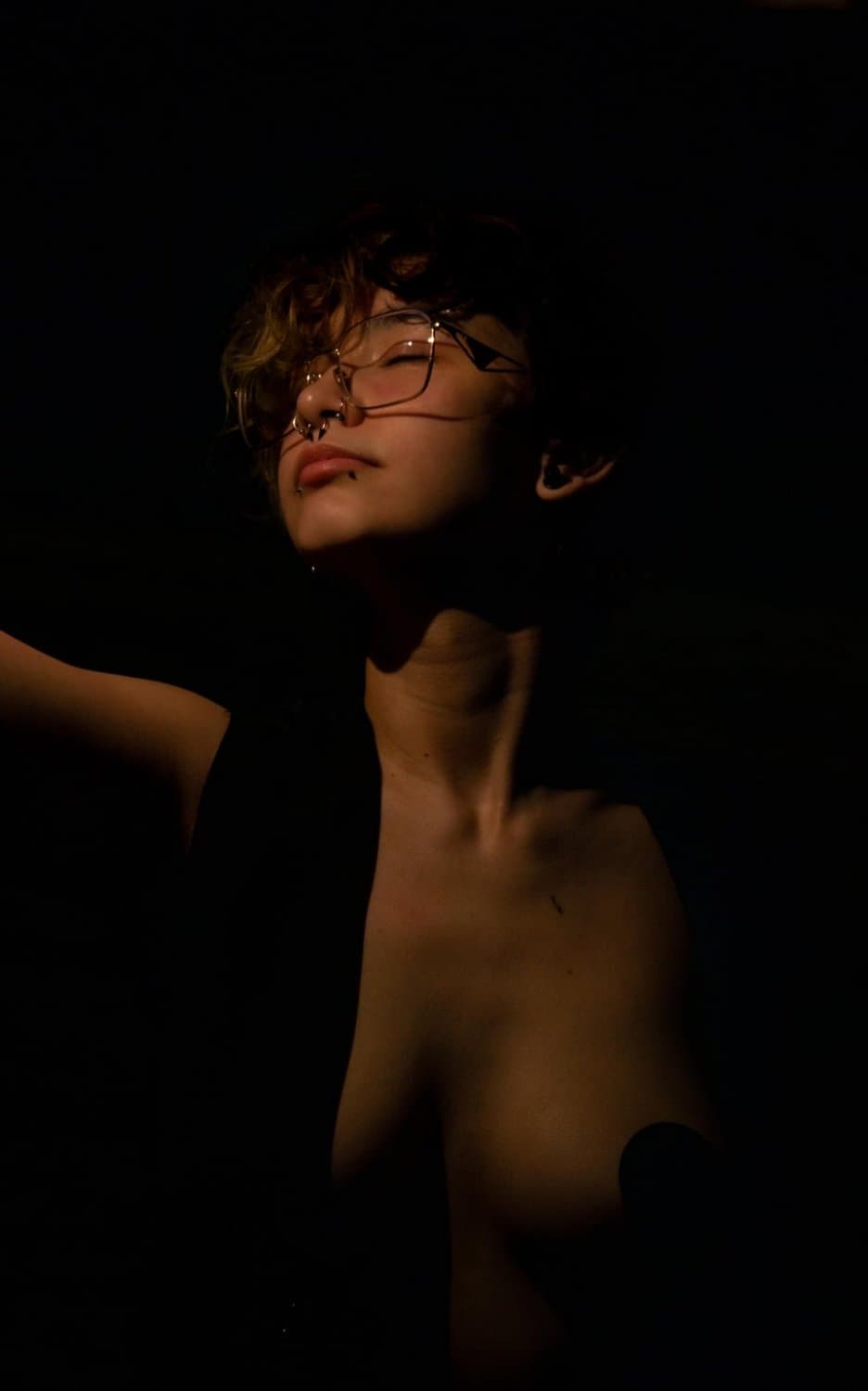 Tomboy short Hair Dyke stud Ren P2